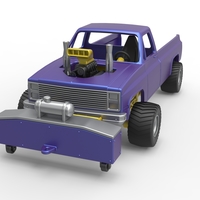 Pulling truck 4wd Scale 1:25 - Thumbnail 3