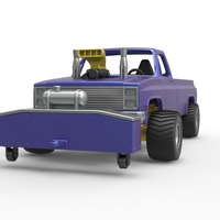 Pulling truck 4wd Scale 1:25 - Thumbnail 4