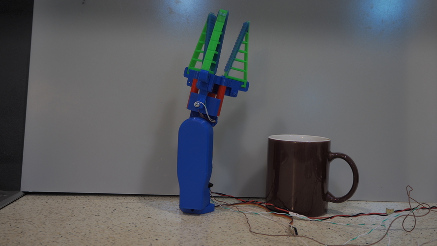 ADAPTIVE GRIPPER-IMPROVED VERSION WITH ARDUINO CODE 3D Print 483602