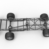 Chassis of 4wd pulling truck Scale 1:25 - Thumbnail 9