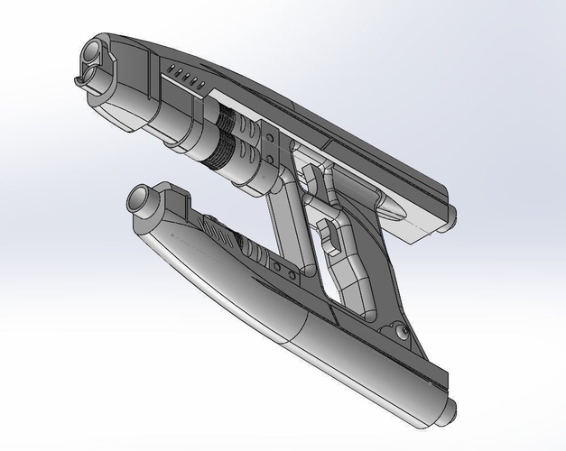 Star-Lord Quad Blaster 3D 1 Part Printable model 3D Print 483663