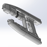 Small Star-Lord Quad Blaster 3D 1 Part Printable model 3D Printing 483663