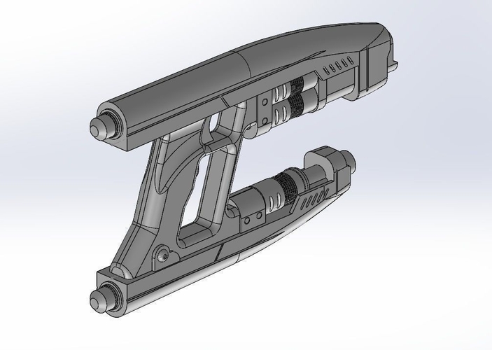 Star-Lord Quad Blaster 3D 1 Part Printable model 3D Print 483666