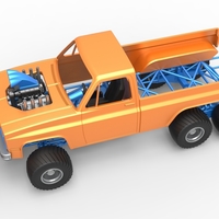 Pulling truck 6wd Scale 1:25 - Thumbnail 2