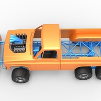 Pulling truck 6wd Scale 1:25 - Thumbnail 9