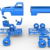 Pulling truck 6wd Scale 1:25 - Thumbnail 19