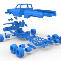 Pulling truck 6wd Scale 1:25 - Thumbnail 20