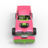 Pulling truck 4wd with Car shell Scale 1:25 - Thumbnail 6