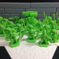 Slisk Raiding Party (18mm scale) - Thumbnail 2