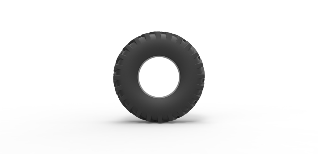 Offroad tire 40 Scale 1:25 3D Print 483785