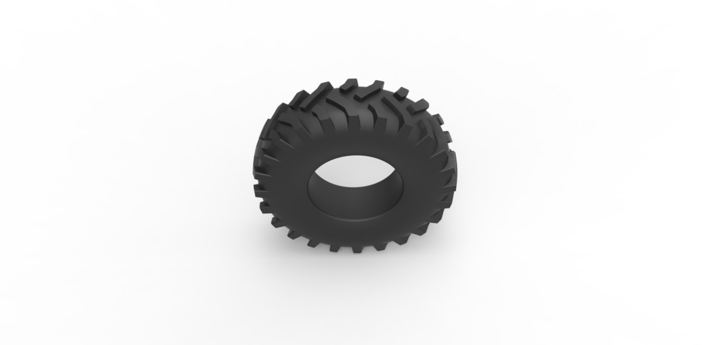 Offroad tire 40 Scale 1:25 3D Print 483786