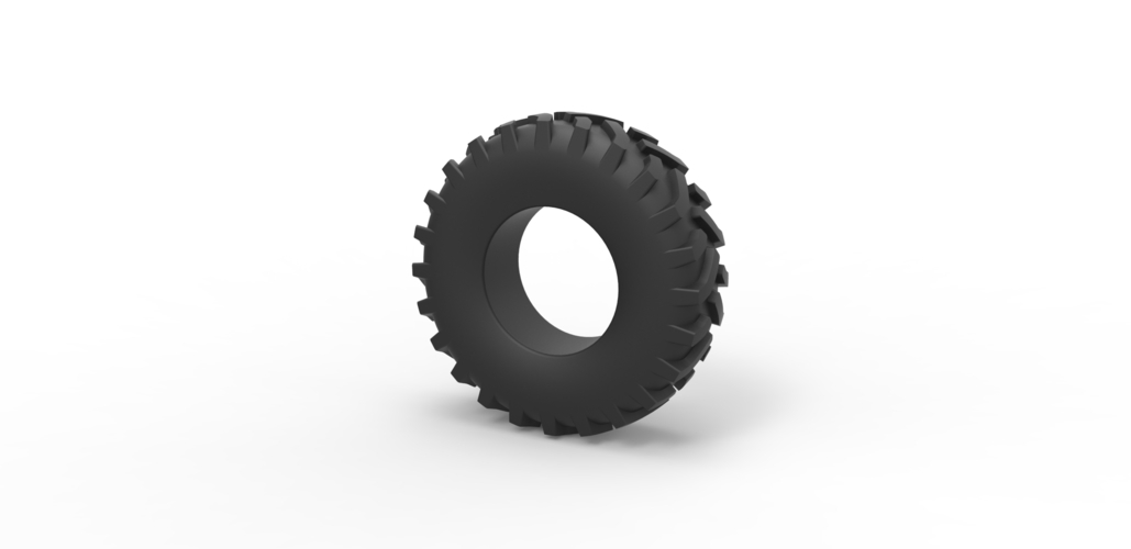 Offroad tire 40 Scale 1:25 3D Print 483787