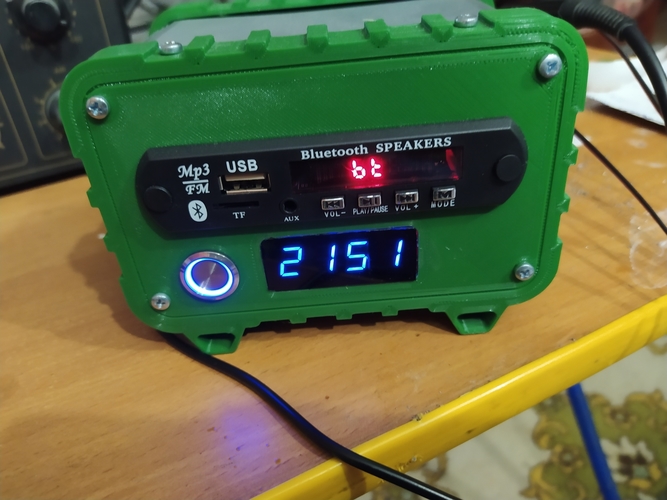 Housing for the Bluetooth module.