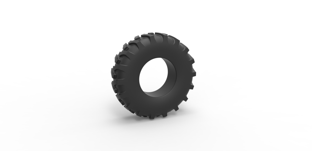 Diecast offroad tire 41 Scale 1:25 3D Print 483893