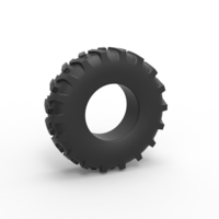 Small Diecast offroad tire 41 Scale 1:25 3D Printing 483893