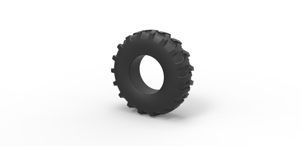 Diecast offroad tire 41 Scale 1:25 3D Print 483899