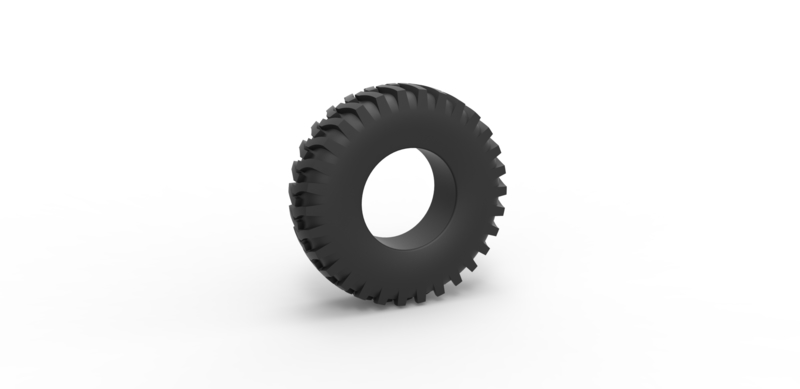 Offroad tire 42 Scale 1:25