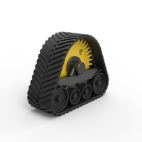 Rear Track of tractor John Deere 6030T Scale 1:25 - Thumbnail 2