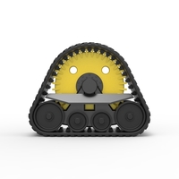 Rear Track of tractor John Deere 6030T Scale 1:25 - Thumbnail 5