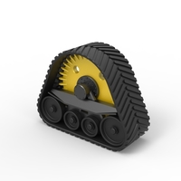 Rear Track of tractor John Deere 6030T Scale 1:25 - Thumbnail 7