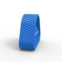 Rear Track of tractor John Deere 6030T Scale 1:25 - Thumbnail 13