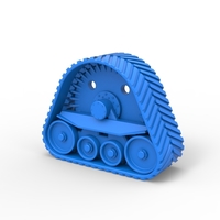 Rear Track of tractor John Deere 6030T Scale 1:25 - Thumbnail 17