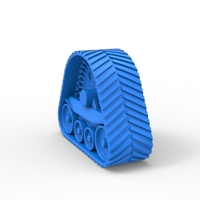 Rear Track of tractor John Deere 6030T Scale 1:25 - Thumbnail 18