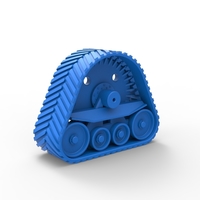 Rear Track of tractor John Deere 6030T Scale 1:25 - Thumbnail 19