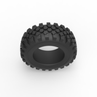 Diecast offroad tire 43 Scale 1:25 - Thumbnail 6