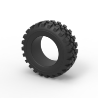 Diecast offroad tire 43 Scale 1:25 - Thumbnail 7