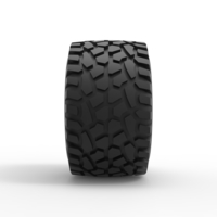 Diecast offroad tire 44 Scale 1:25 - Thumbnail 4
