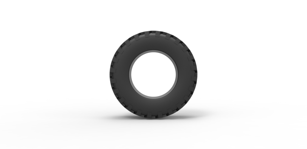 Diecast offroad tire 46 Scale 1:25 3D Print 484129