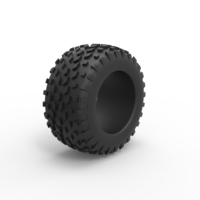 Diecast offroad tire 47 Scale 1:25 - Thumbnail 2