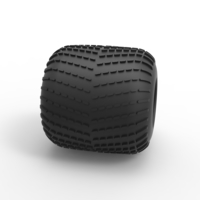 Diecast low pressure tire 8 Scale 1:25 - Thumbnail 3