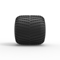 Diecast low pressure tire 8 Scale 1:25 - Thumbnail 4