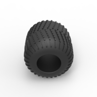 Diecast low pressure tire 8 Scale 1:25 - Thumbnail 6