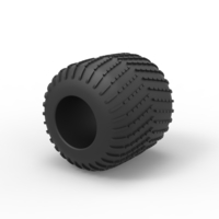 Diecast low pressure tire 8 Scale 1:25 - Thumbnail 7