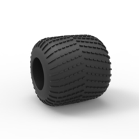 Diecast low pressure tire 8 Scale 1:25 - Thumbnail 8