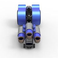 Diecast Pulling tractor with 3 jet engines Scale 1:25 - Thumbnail 6