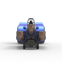 Diecast Pulling tractor with 3 jet engines Scale 1:25 - Thumbnail 7