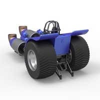 Diecast Pulling tractor with 3 jet engines Scale 1:25 - Thumbnail 12