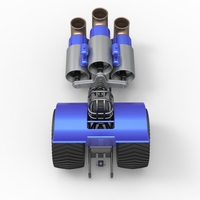 Diecast Pulling tractor with 3 jet engines Scale 1:25 - Thumbnail 13