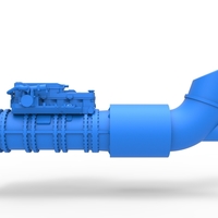 Diecast Jet engine 5 Scale 1:25 - Thumbnail 7