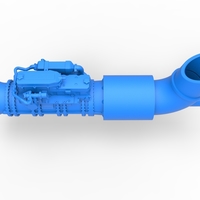 Diecast Jet engine 5 Scale 1:25 - Thumbnail 8