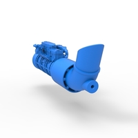 Diecast Jet engine 5 Scale 1:25 - Thumbnail 11