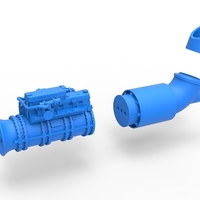 Diecast Jet engine 5 Scale 1:25 - Thumbnail 13