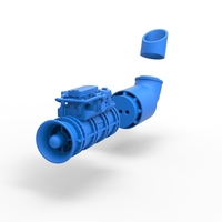 Diecast Jet engine 5 Scale 1:25 - Thumbnail 15