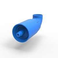 Diecast Jet engine 6 Scale 1:25 - Thumbnail 4