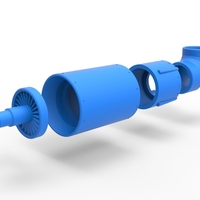 Diecast Jet engine 6 Scale 1:25 - Thumbnail 14