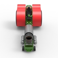 Diecast Pulling tractor with single jet engine 1:25 - Thumbnail 5